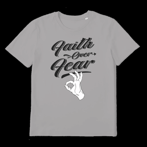 Faith Over Fear Organic T-Shirt vegan, sustainable, organic streetwear, - TRVTH ORGANIC CLOTHING