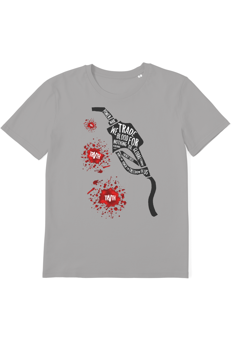 Blood 4 Oil Organic T-Shirt vegan, sustainable, organic streetwear, - TRVTH ORGANIC CLOTHING