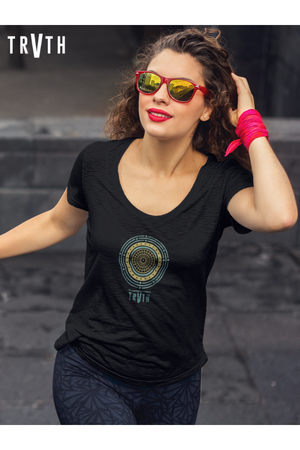 Trve Mandala Organic Womens T-Shirt vegan, sustainable, organic streetwear, - TRVTH ORGANIC CLOTHING
